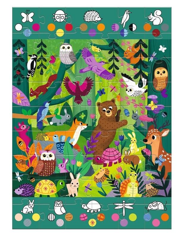 Djeco Observation Forest 54pc Giant Puzzle Djeco Observation Forest 54pc Giant Puzzle