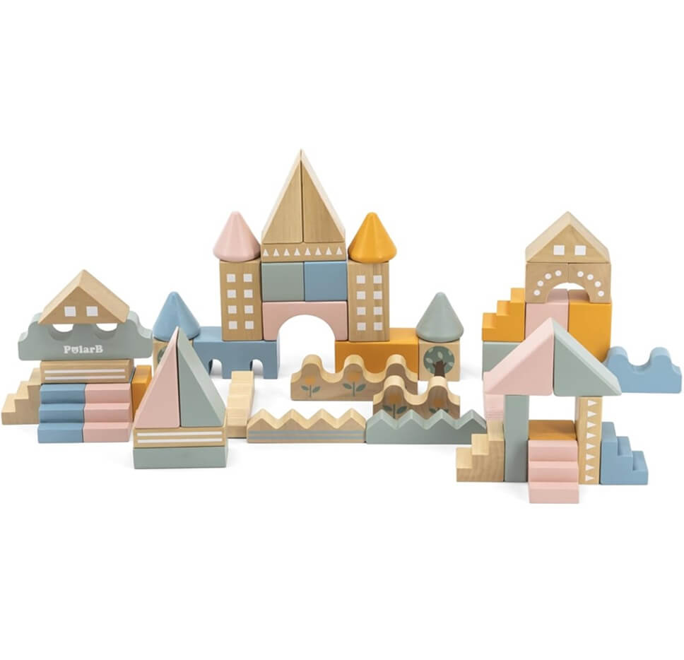 pastel city building blocks