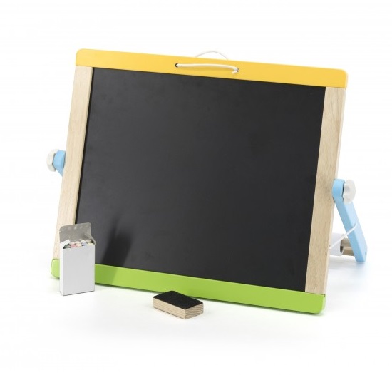 Tabletop Magnetic Whiteboard & Blackboard with Accessories 2