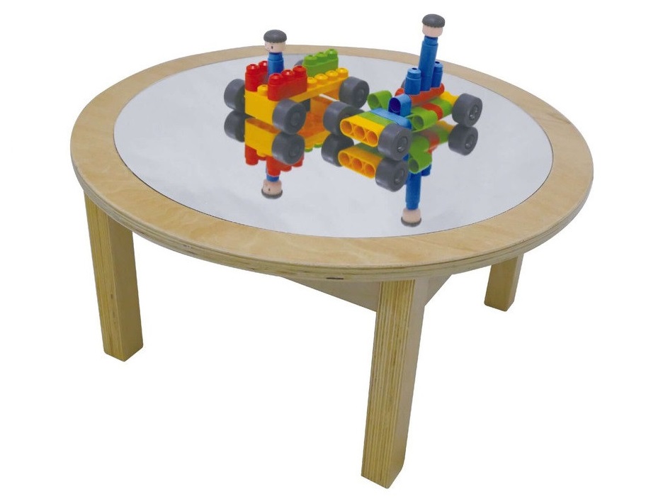 Low Round Mirror Table Low Round Mirror Table
