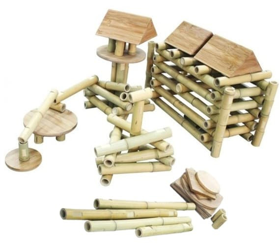 Bamboo Blocks various shapes