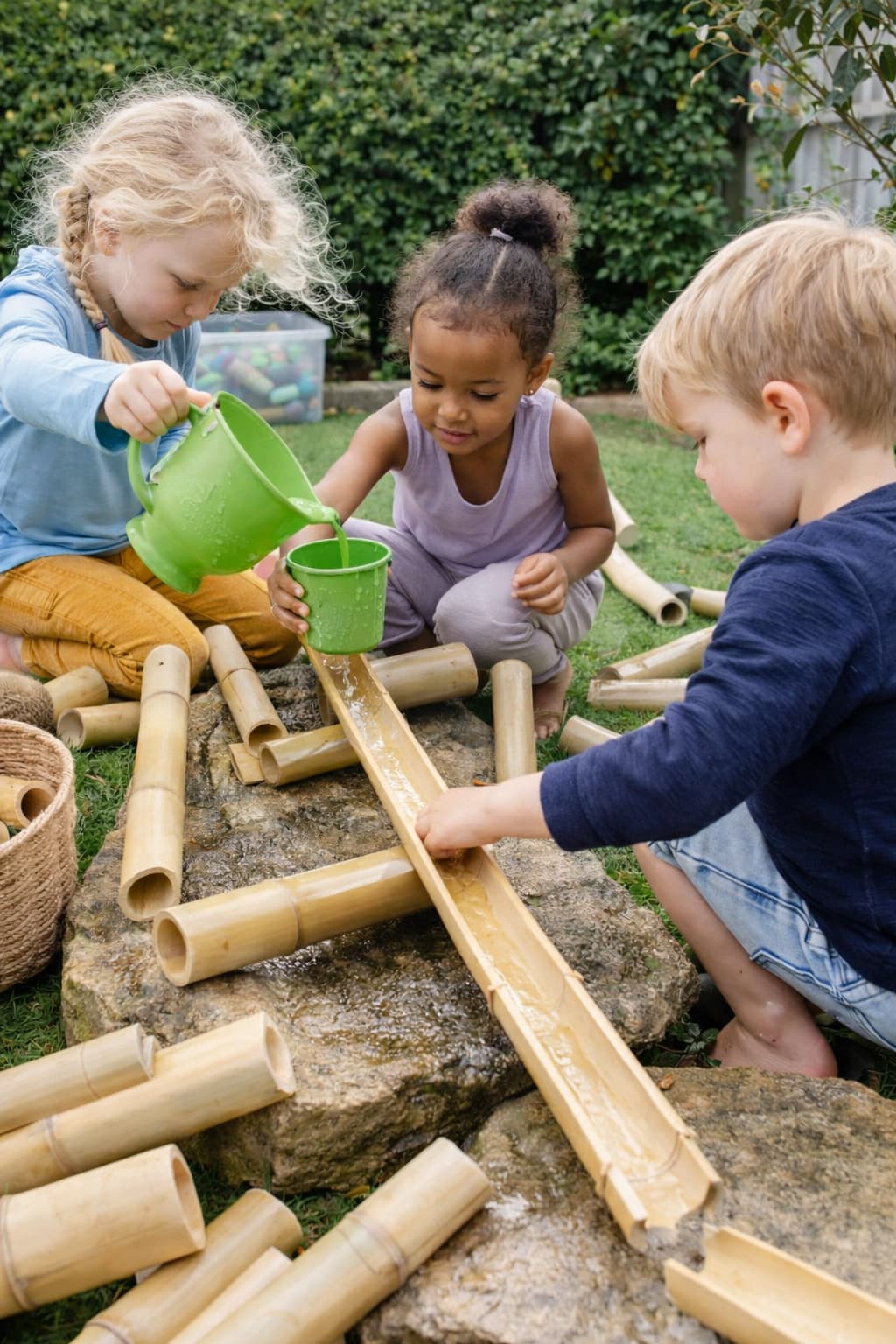 Bamboo Channels - 40 Pieces