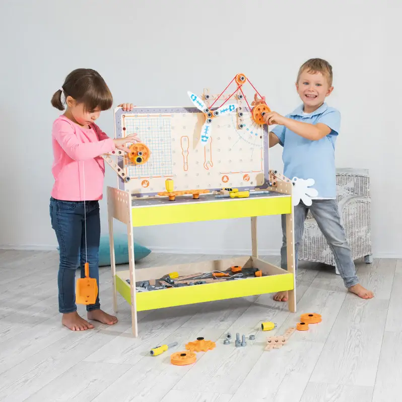 kids building workbench large 
