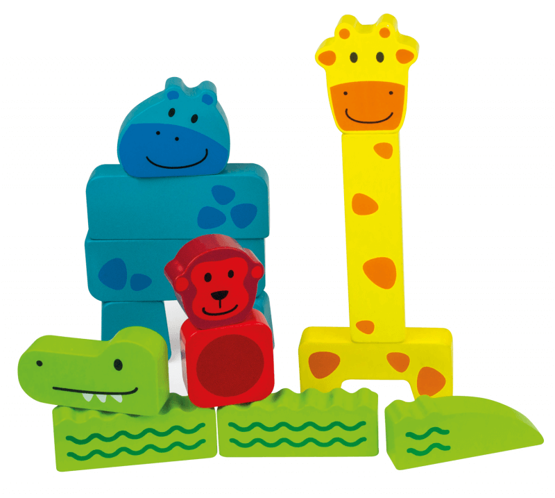 beleduc wooden stacking animals