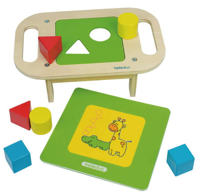 Beleduc Shapy Sorter - Shape Sorter Table