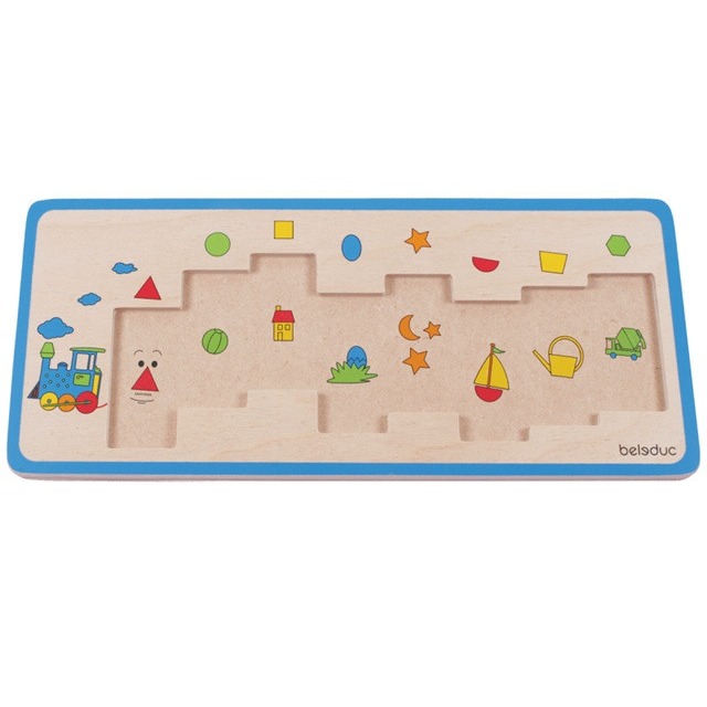wooden train puzzle