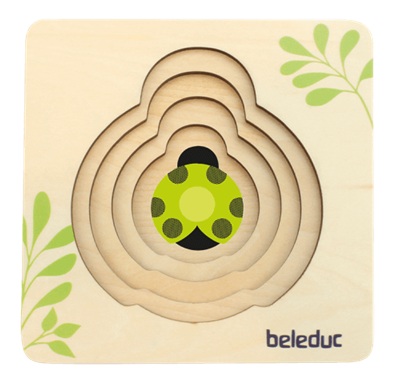 Beleduc Ladybug Layer Puzzle Beleduc Ladybug Layer Puzzle