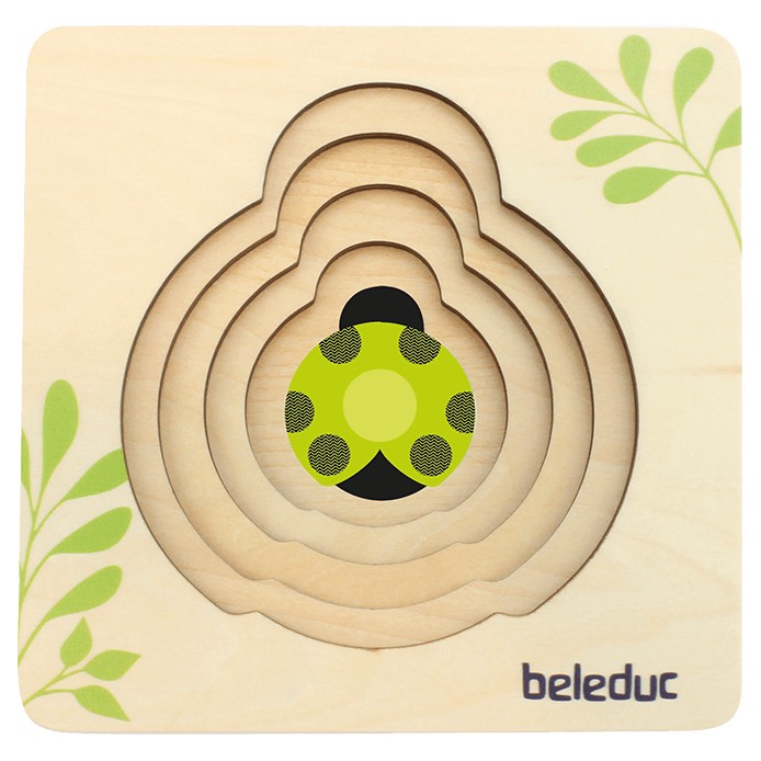 Beleduc Layer Puzzle - Ladybug - image 4