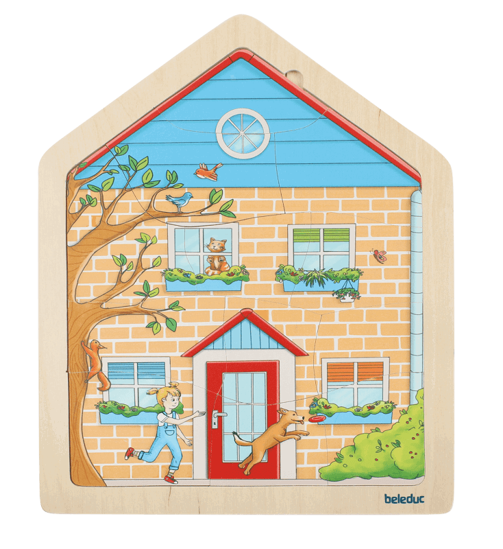 beleduc house layer puzzle