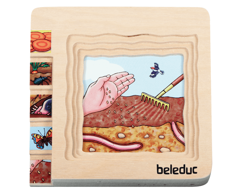 Beleduc Multilayer Puzzle - Carrot 2