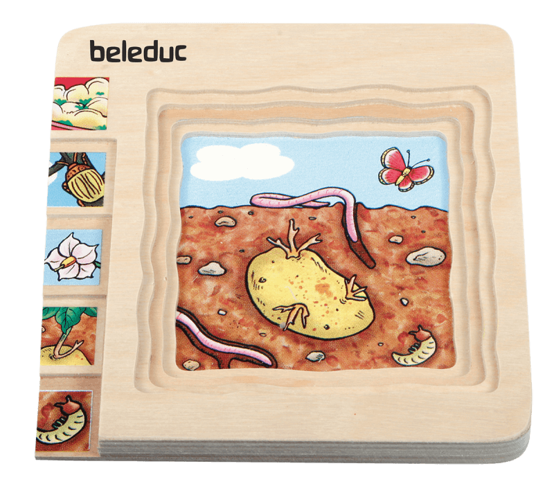 Beleduc Multilayer Puzzless - Potato 2
