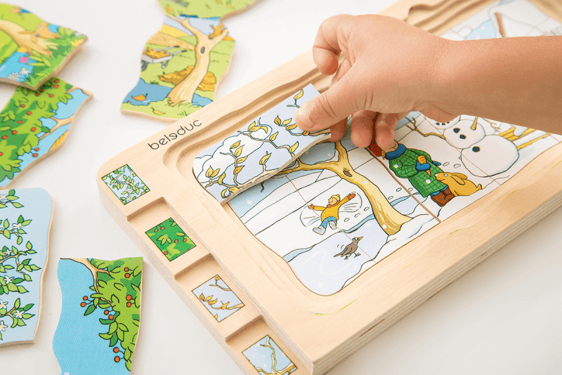 Beleduc Multilayer Puzzle - Four Seasons 2