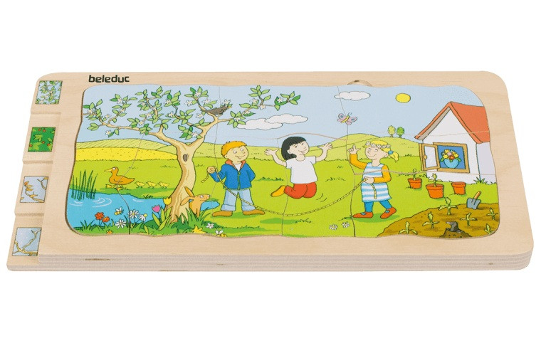 Beleduc Multilayer Puzzle - Four Seasons