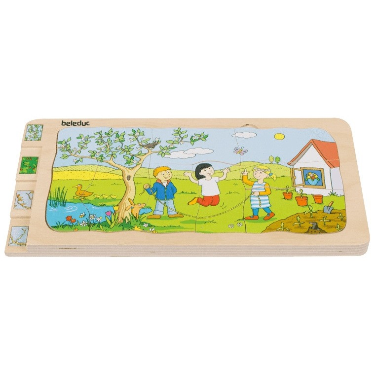 Beleduc Multilayer Puzzle - Four Seasons