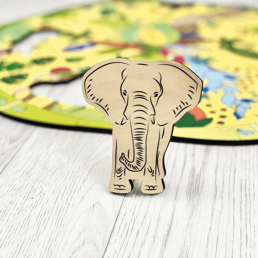 Beleduc Large Wild Animal Puzzle - image 10