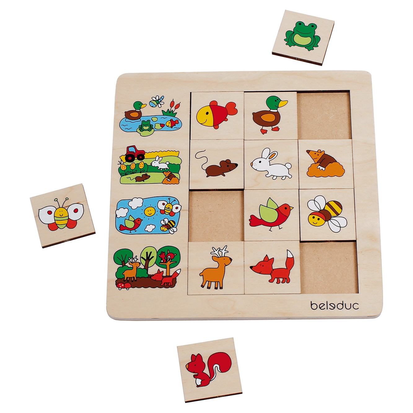 Habitats Wooden Match & Sort Puzzle