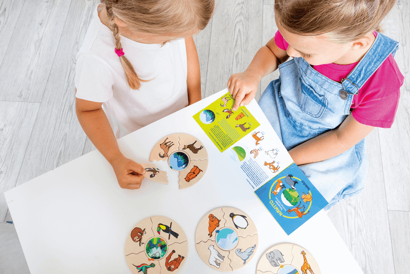Beleduc Nawito Puzzle Set - Habitats 1