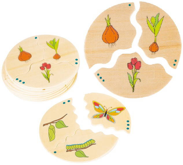 Beleduc Nawito Puzzle Set of 10 - Life Cycle Evolution