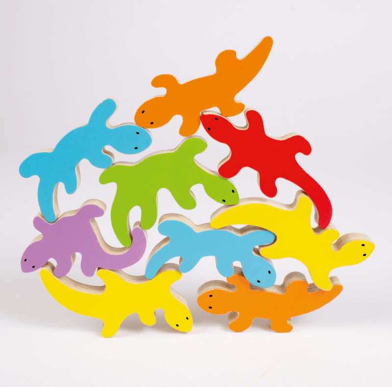 Beleduc El Gecko Stacking Toy  3 Beleduc El Gecko Stacking Toy  3