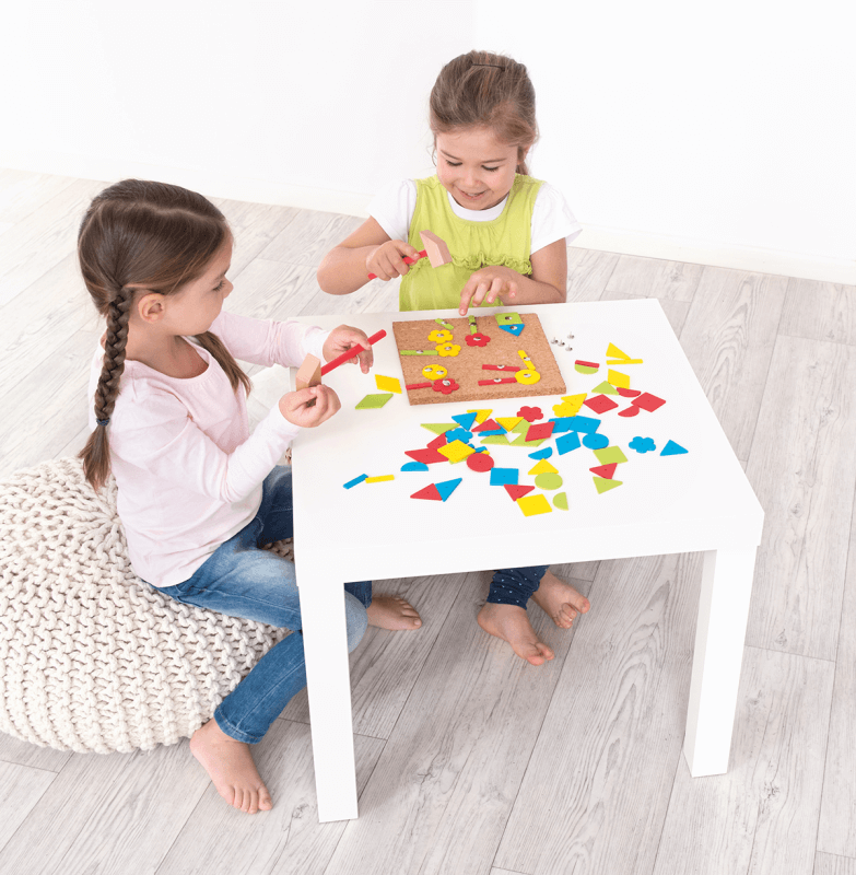 Beleduc Martello Hammer & Nail Cork Board Set