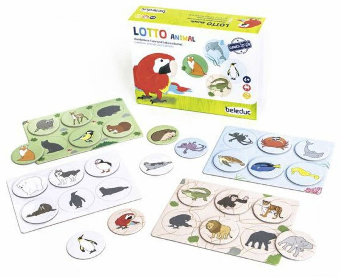 beleduc animal lotto game