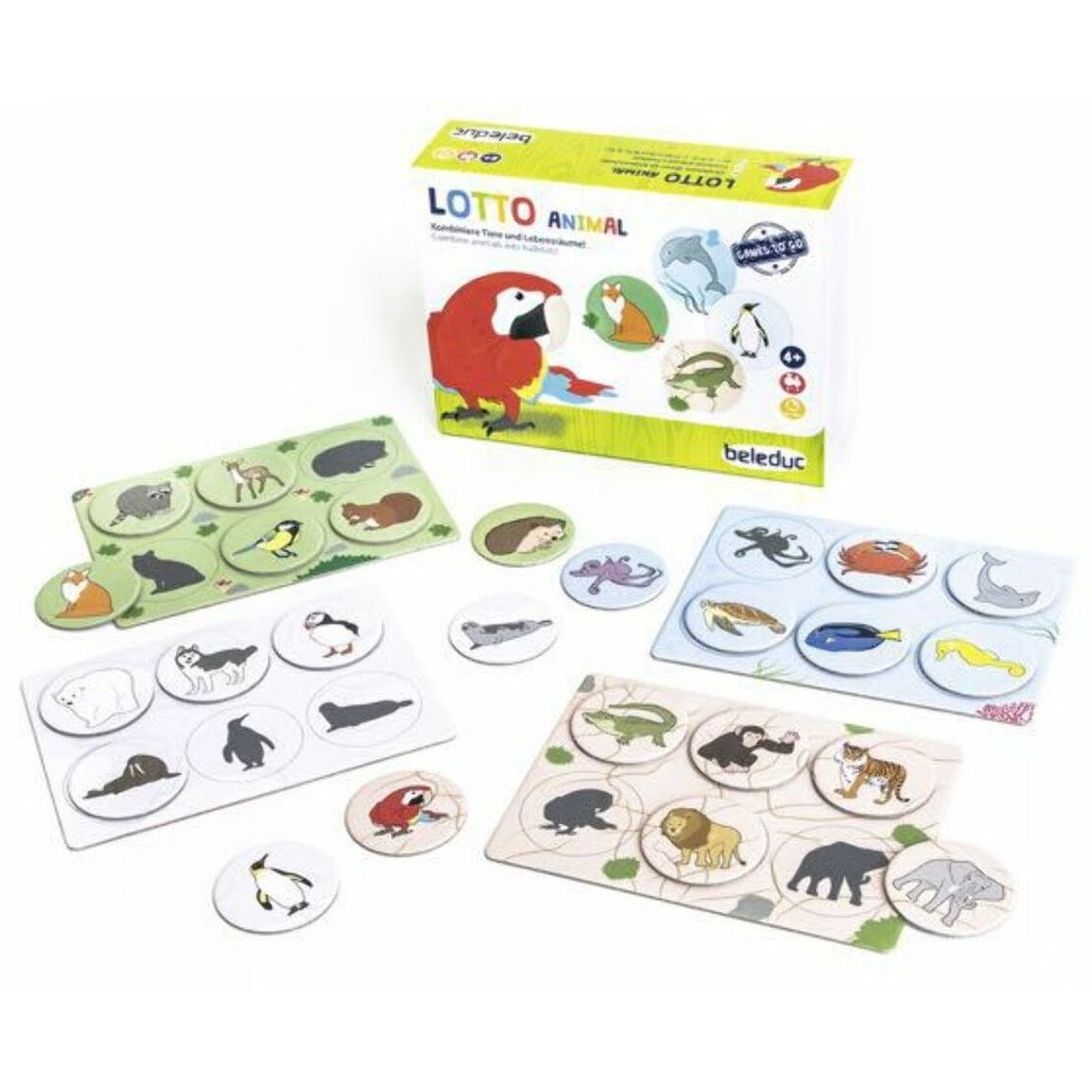 beleduc animal lotto game