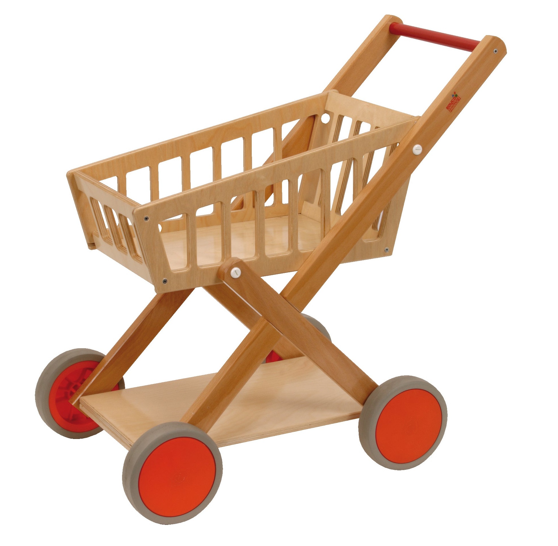 Educo Toy Wooden Shopping Trolley Educo Toy Wooden Shopping Trolley