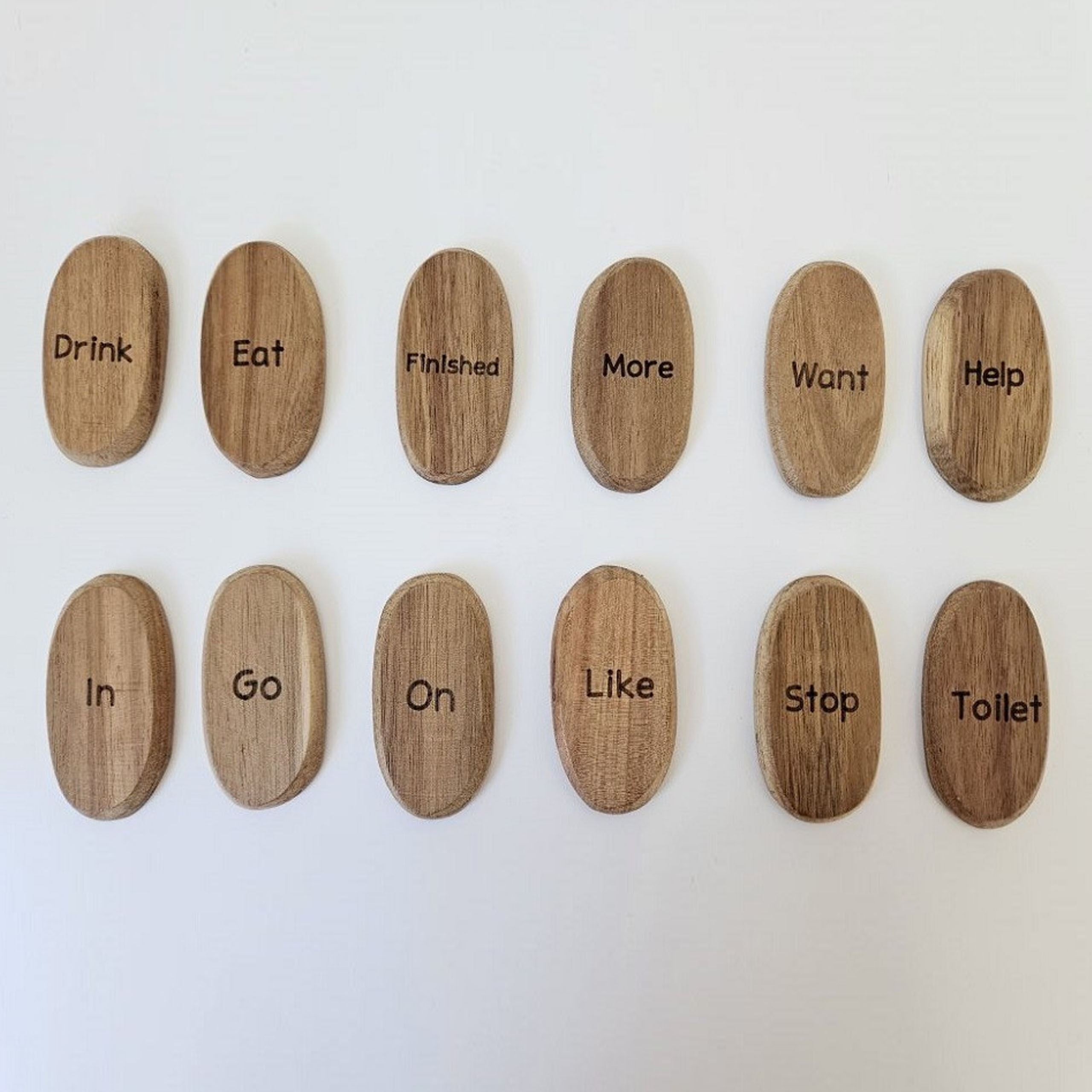 Qtoys Sign Language Basic Words Set of 12
