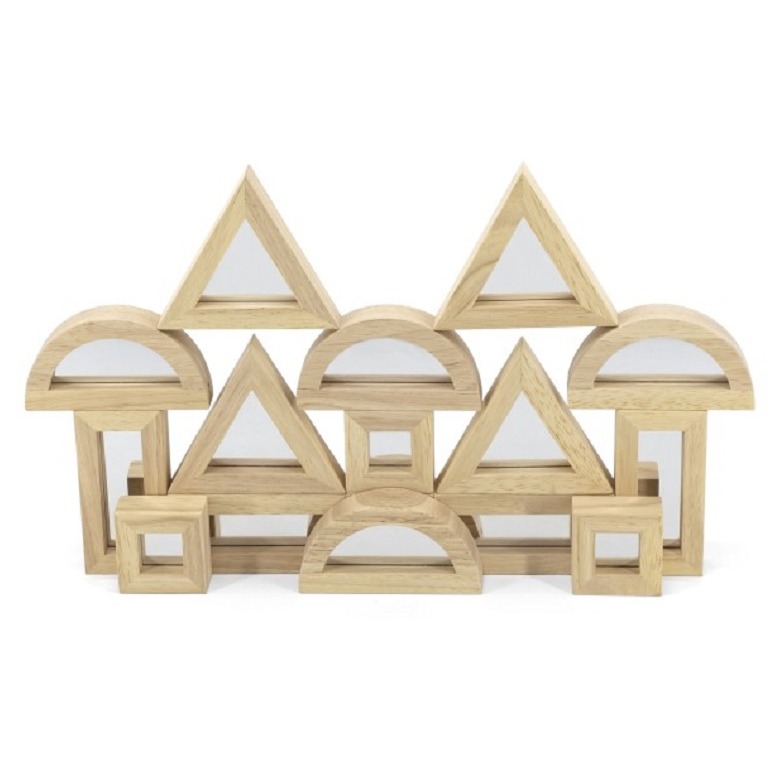 Viga Large Mirror Blocks 16pcs Set