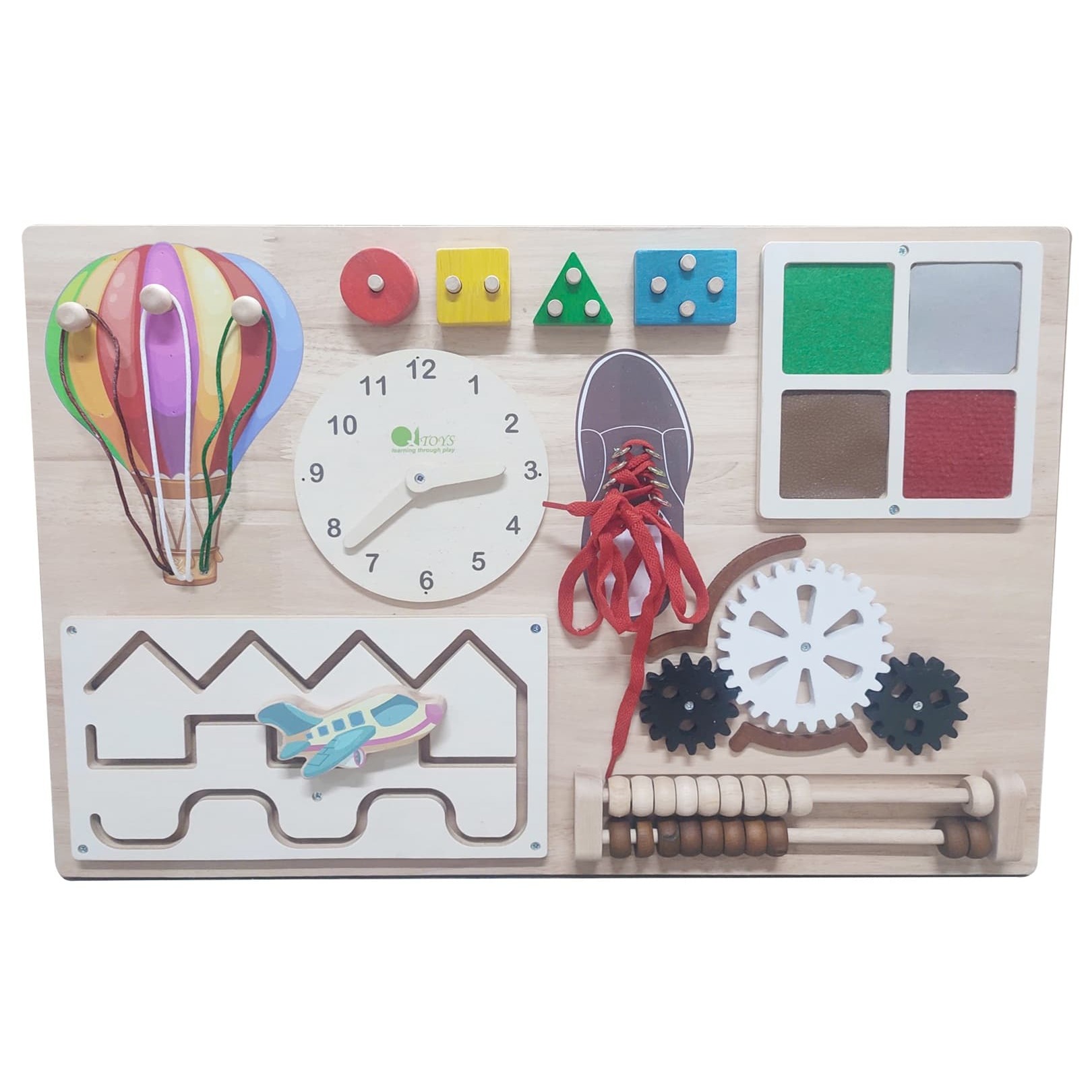 Qtoys Wonder Play Montessori Busy Board