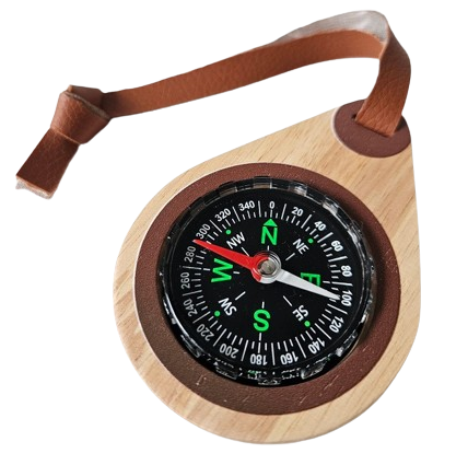 kids wooden compass