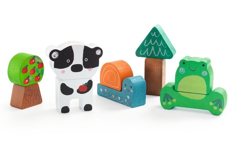 Djeco Happy Puzz & Match Wooden Puzzle Djeco Happy Puzz & Match Wooden Puzzle