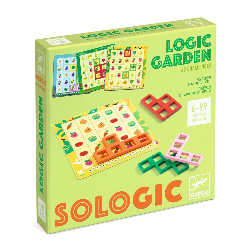 Djeco Logic Garden Sologic Game 1 Djeco Logic Garden Sologic Game 1