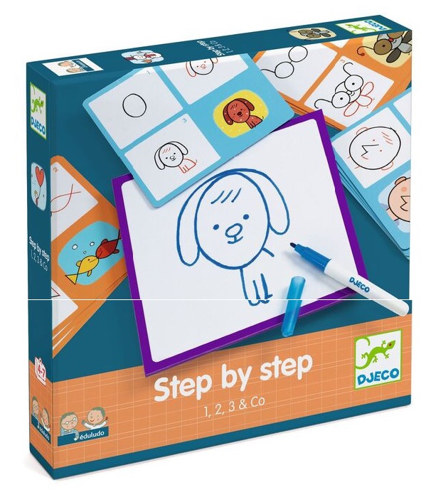 Djeco Eduludo Step by Step 1, 2, 3 & Co Box Djeco Eduludo Step by Step 1, 2, 3 & Co Box