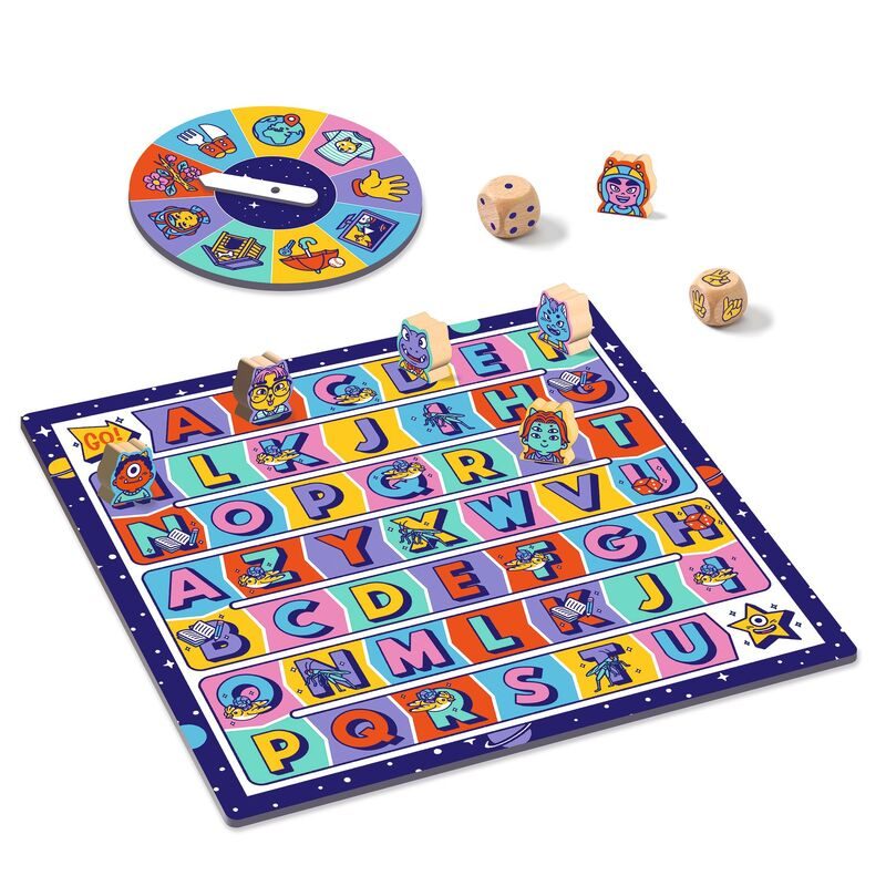 Djeco ABC Rapido Vocabulary Cool School Game