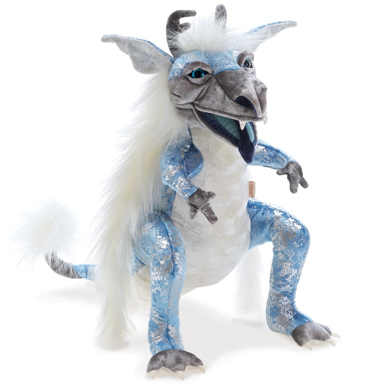 Folkmanis Ice Dragon Puppet Folkmanis Ice Dragon Puppet
