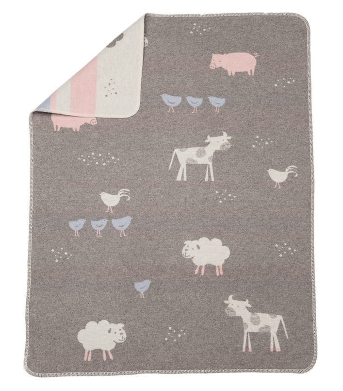 David Fussenegger Brown Farm Life Juwel Bassinet Blanket David Fussenegger Brown Farm Life Juwel Bassinet Blanket