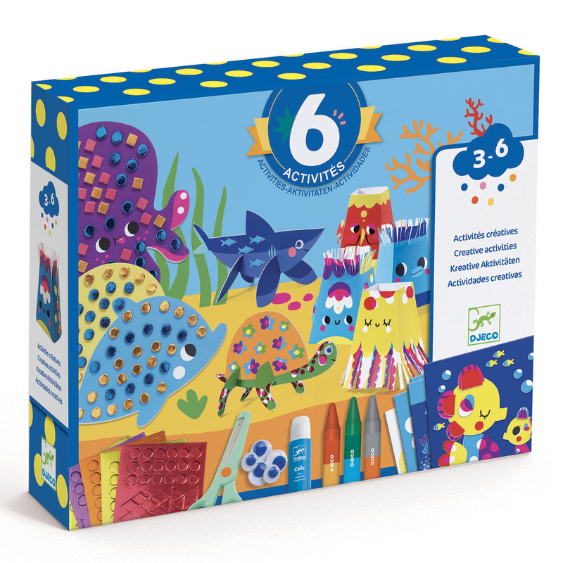 Djeco Seaside Delights Multi Craft Kit for ages 3 to 6 years Djeco Seaside Delights Multi Craft Kit for ages 3 to 6 years