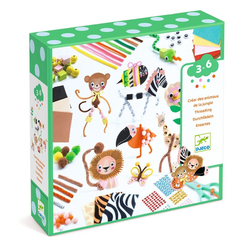 Djeco Jungle Animal Creation creative box for 3-6 years