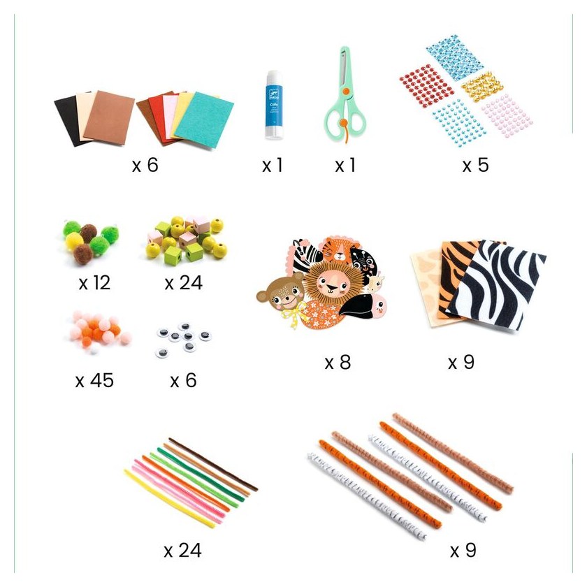 Djeco Jungle Animal Creation Box - image 2