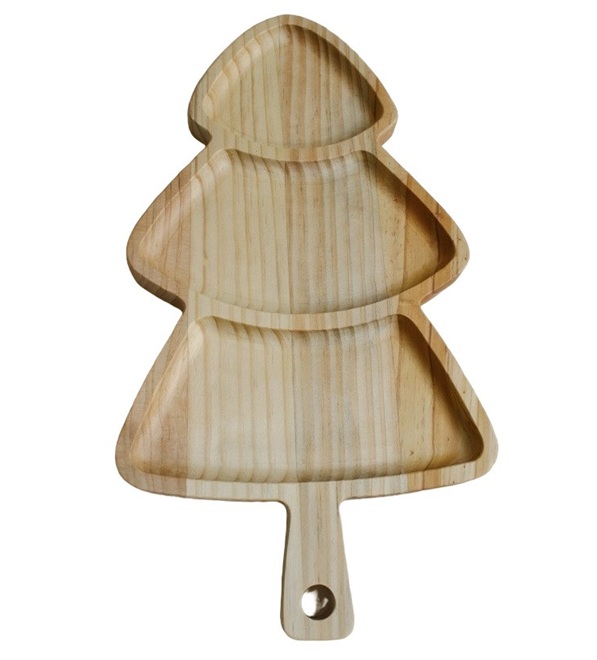 christmas wooden tray