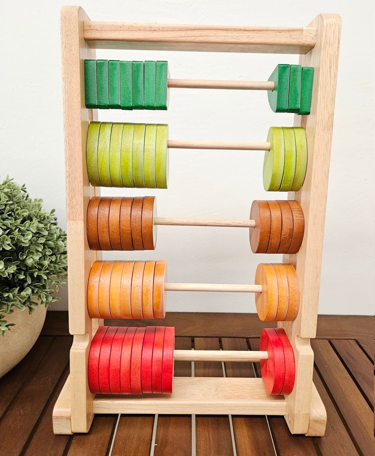 wooden fruit abacus