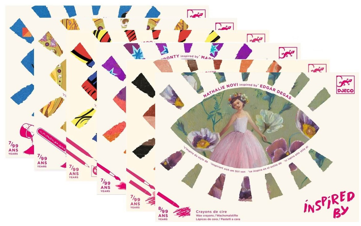 Djeco Inspired by Art packs Djeco Inspired by Art packs