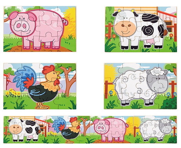 viga 4 in 1 farm puzzle viga 4 in 1 farm puzzle