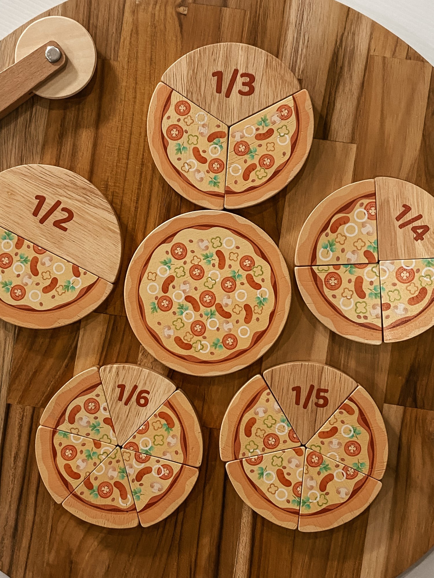 Qtoys Pizza Fraction Learning Kit