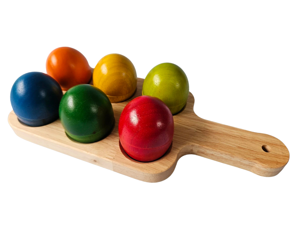 qtoys hollow eggs with nesting tray (tray sold separately)