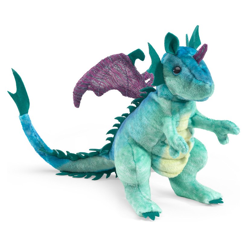 Folkmanis Mini Dragon Finger Puppet - Set of 3