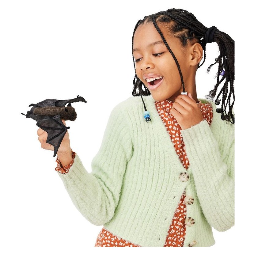 Folkmanis Mini Bat Finger Puppets - Pack of 3