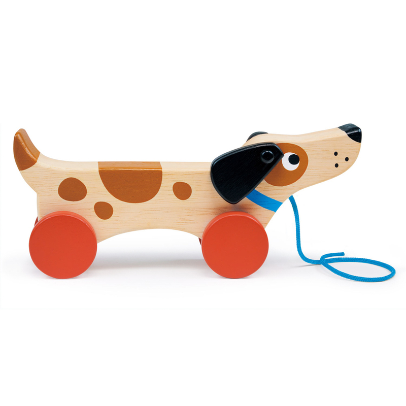 Mentari Puppy On Wheels Pull Along