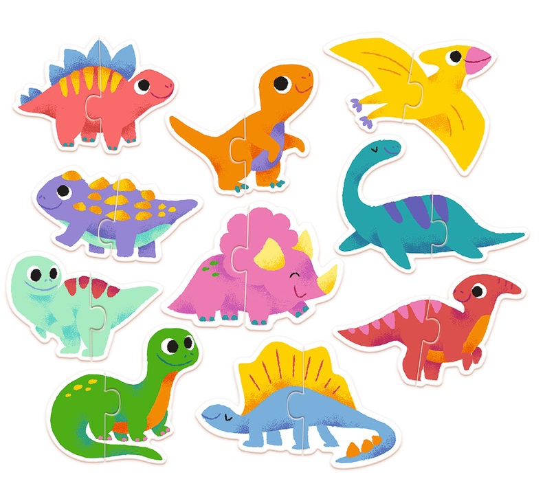Djeco Duo Dinosaur 20pc Puzzle Djeco Duo Dinosaur 20pc Puzzle